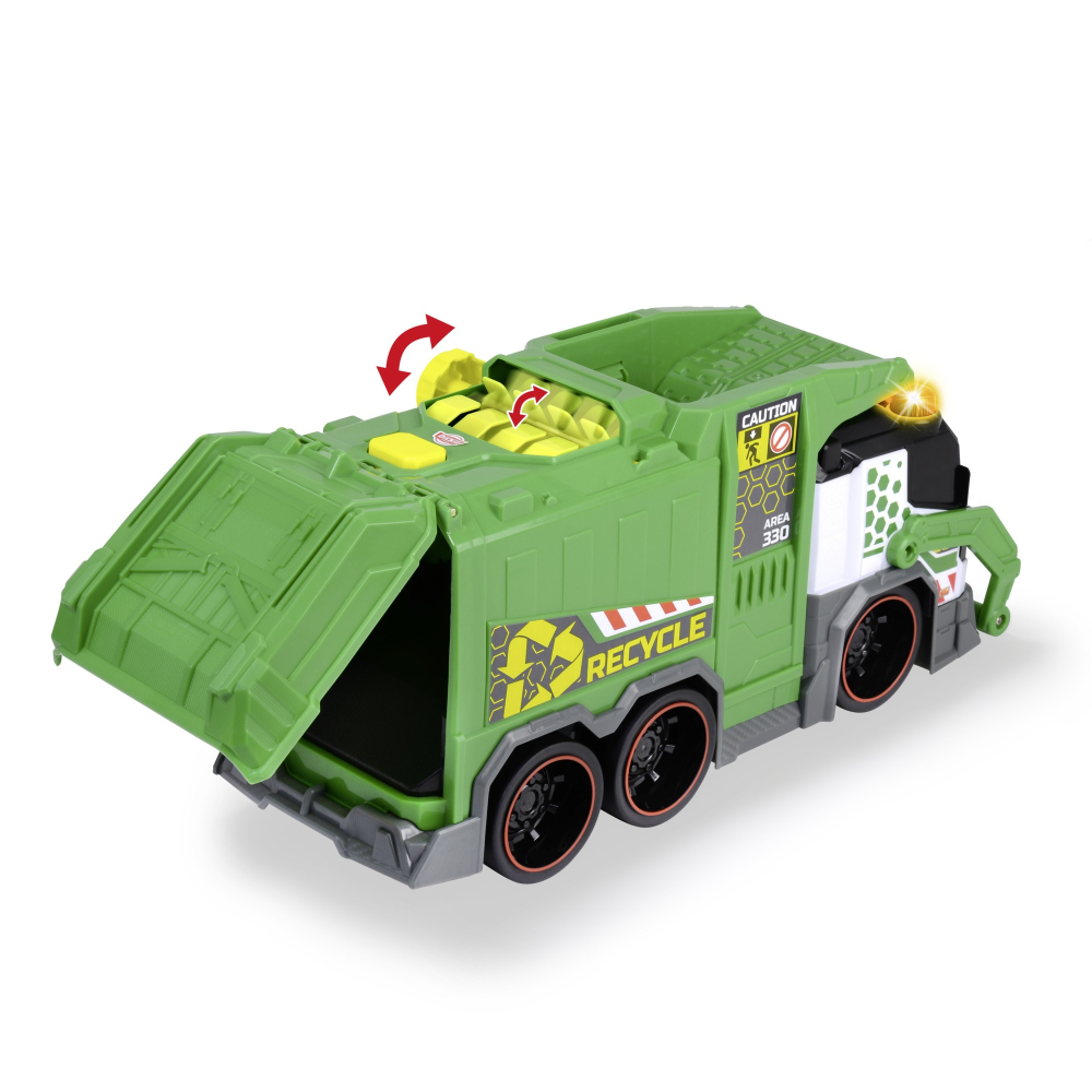DICKIE TOYS CAMION DE RECICLARE CU LUMINI SI SUNETE 39CM [7]