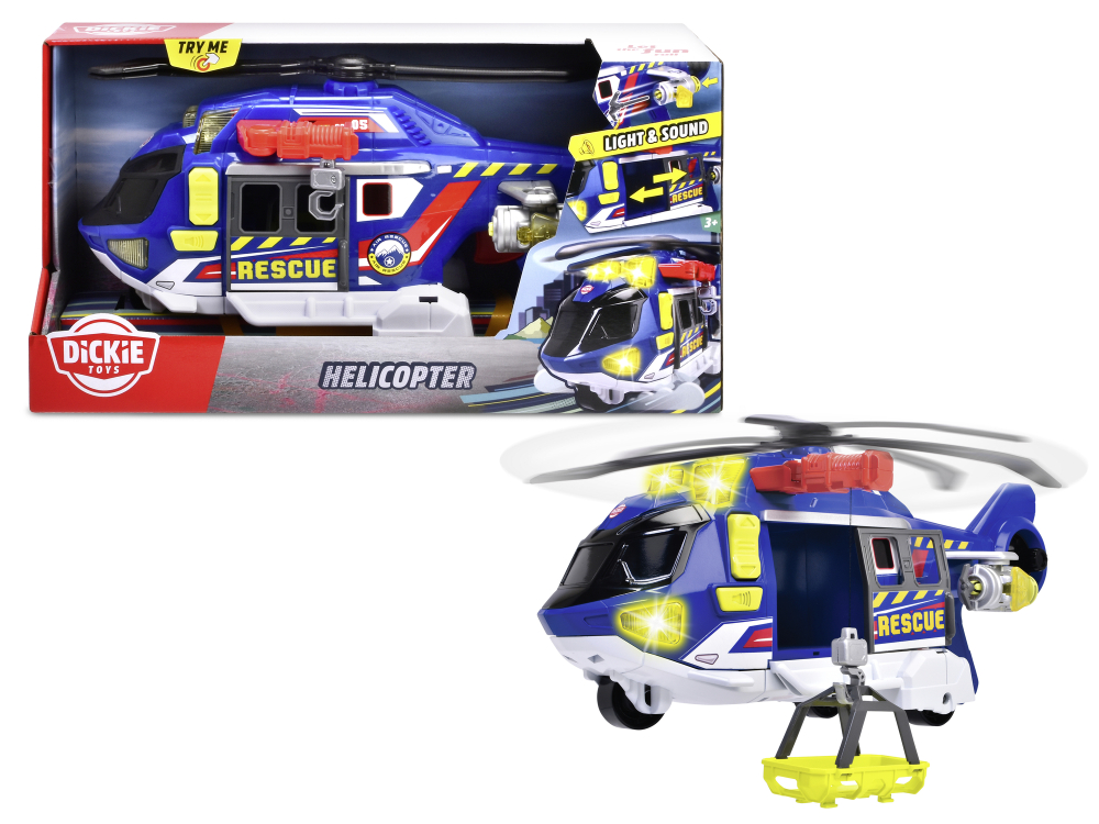 DICKIE TOYS ELICOPTER CU LUMINI SI SUNETE 39CM [8]