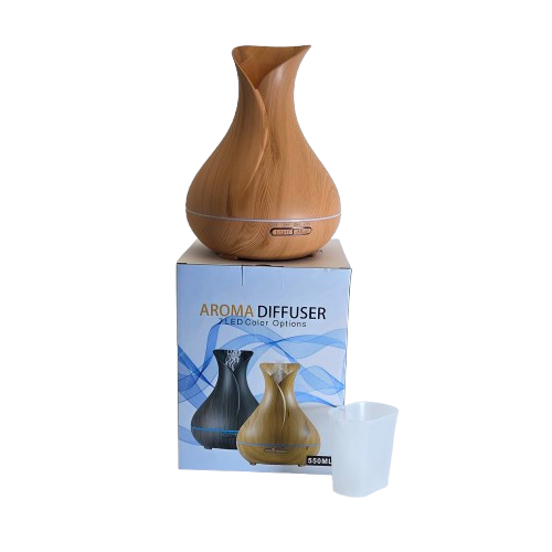 Difuzor aromaterapie 550 ml maro [3]