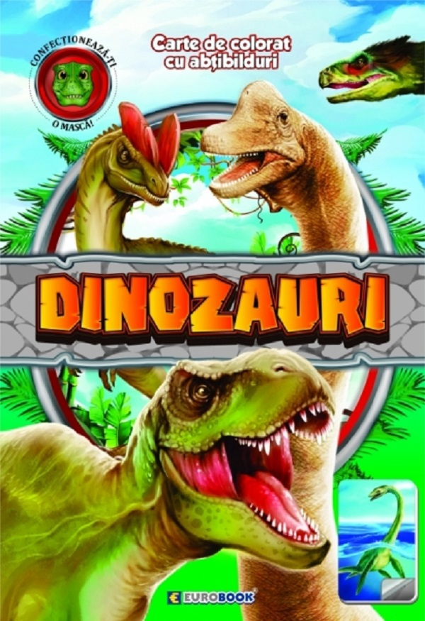 Dinozauri. Carte de colorat cu abtibilduri [1]