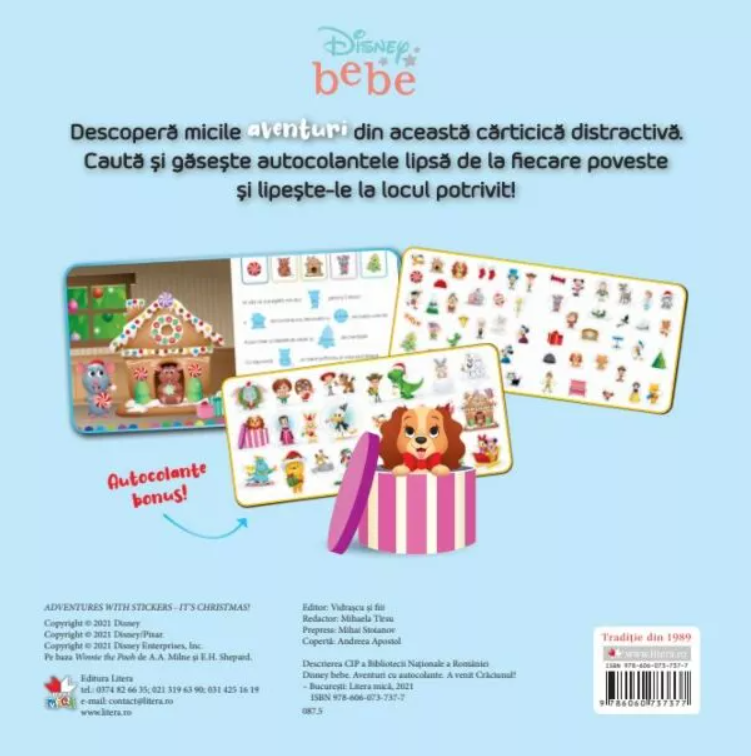 Disney bebe. A venit Craciunul! Aventuri cu autocolante [2]