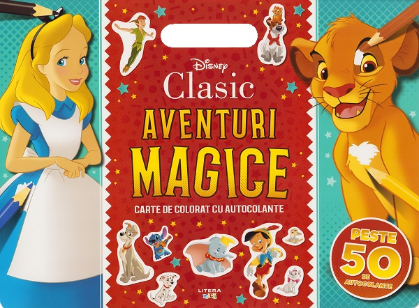 Disney. Clasic: Aventuri magice. Carte de colorat cu autocolante [1]