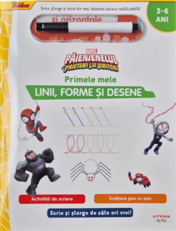 Marvel. Paienjenelul si prietenii lui uimitori. Primele mele linii, forme si desene [1]
