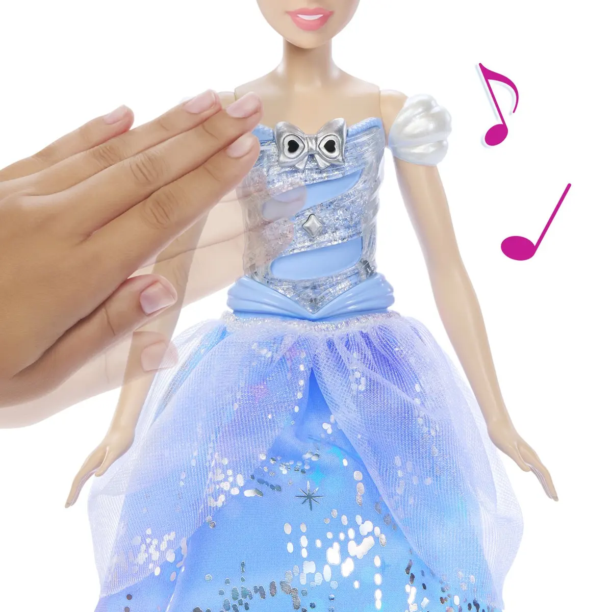 Papusa interactiva Disney Princess - Cenusareasa cu rochie luminoasa [6]