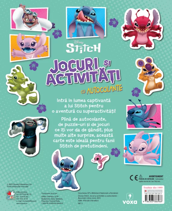 Disney Stitch. Jocuri si activitati cu autocolante [2]