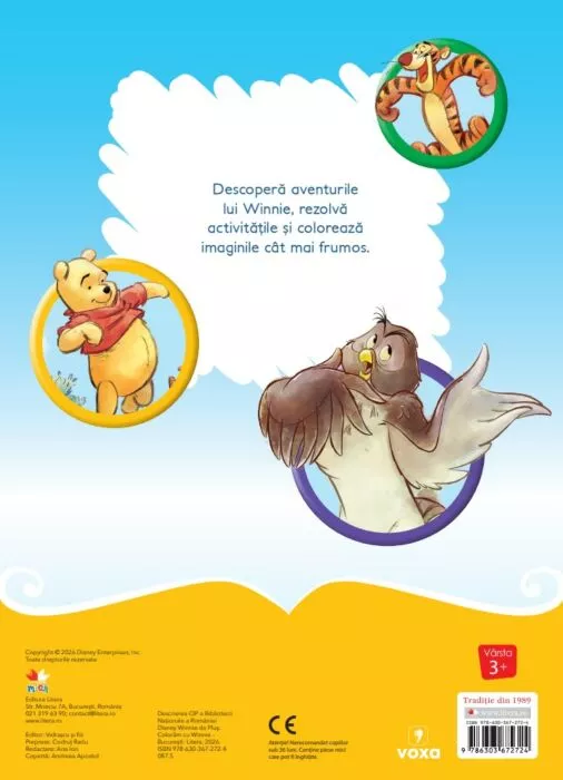 Disney. Winnie de plus. Coloram cu winnie. 4 creioane cerate [2]