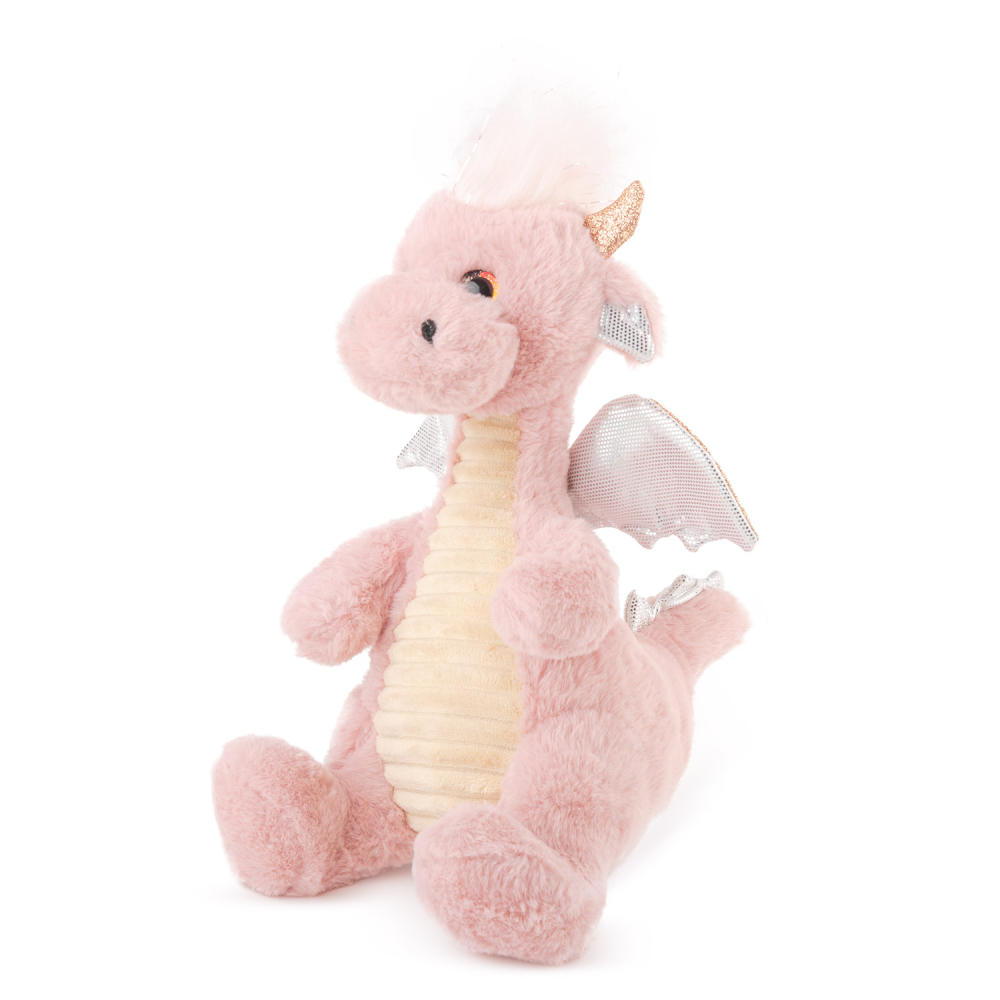Jucarie de plus Dragon roz 35 cm [1]