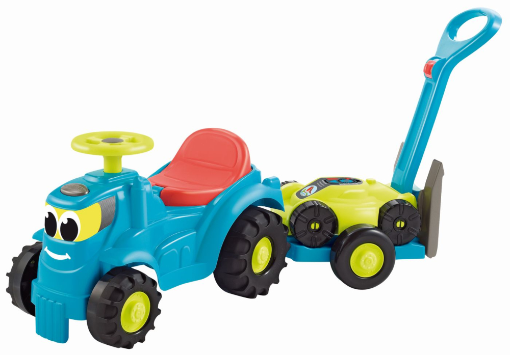 ECOIFFIER SET TRACTOR RIDE CU REMORCA SI COSITOARE [2]