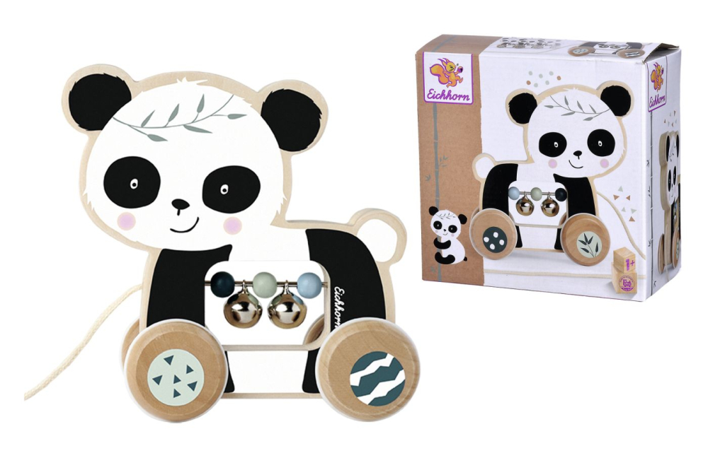 EICHHORN JUCARIE DE TRAS URSULET PANDA DE LEMN 15CM [2]