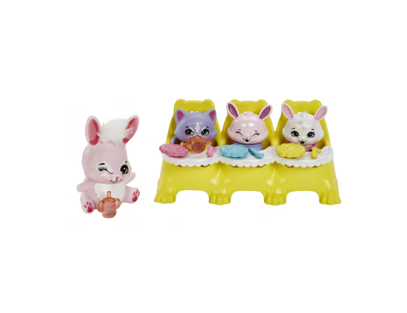 Set de joaca - Enchantimals - Baby Bestie Bree Bunny si Twist [2]