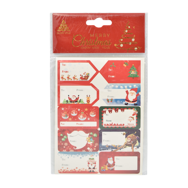 Set 20 etichete autoadezive motive Craciun [1]