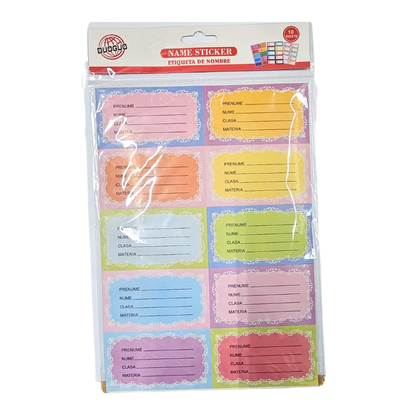 Etichete scolare 10 etichete /coala modele diverse [15]