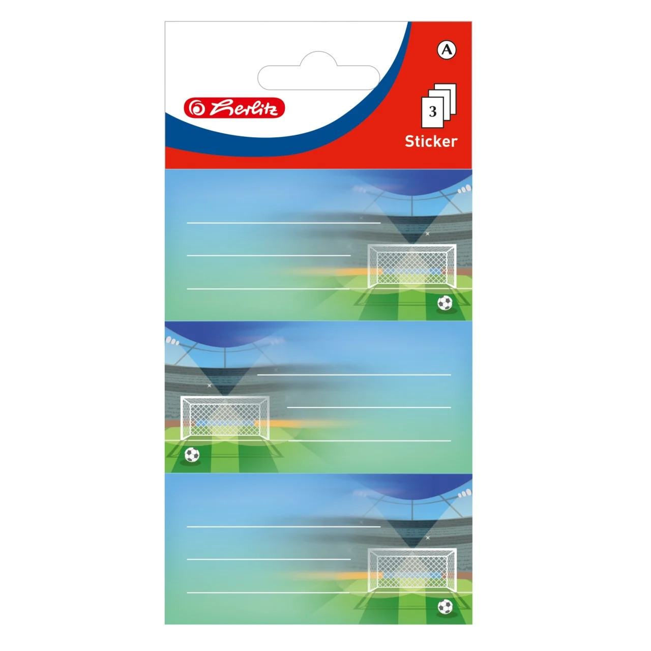 Etichete scolare Stadion 3x3 coli Herlitz [2]