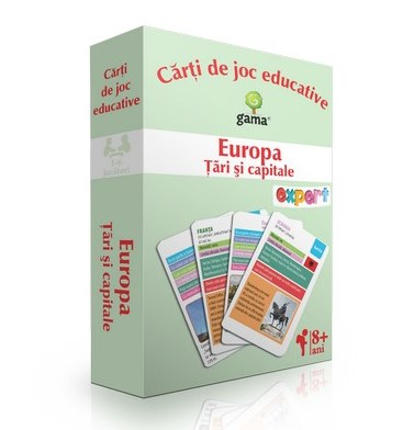Carti de joc educative. Europa. Tari si capitale [1]