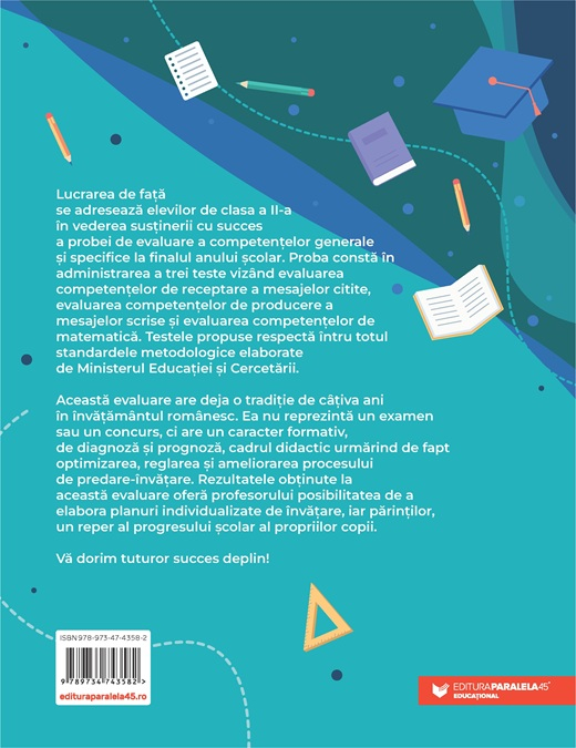 Evaluarea Nationala 2026. Matematica. Clasa a II-a - Mirabela-Elena Baleanu, Doina Nicolae, Ana-Cornelia Robu, Florina-Andreea Smeureanu, Roxana Mammadov, Elena-Andreea Ene, Adrian-Petrica Grigore [2]