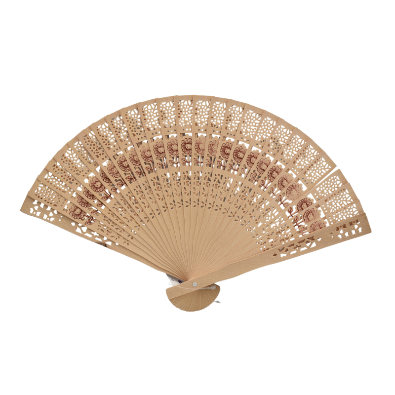 Evantai din lemn traforat 34 cm [1]