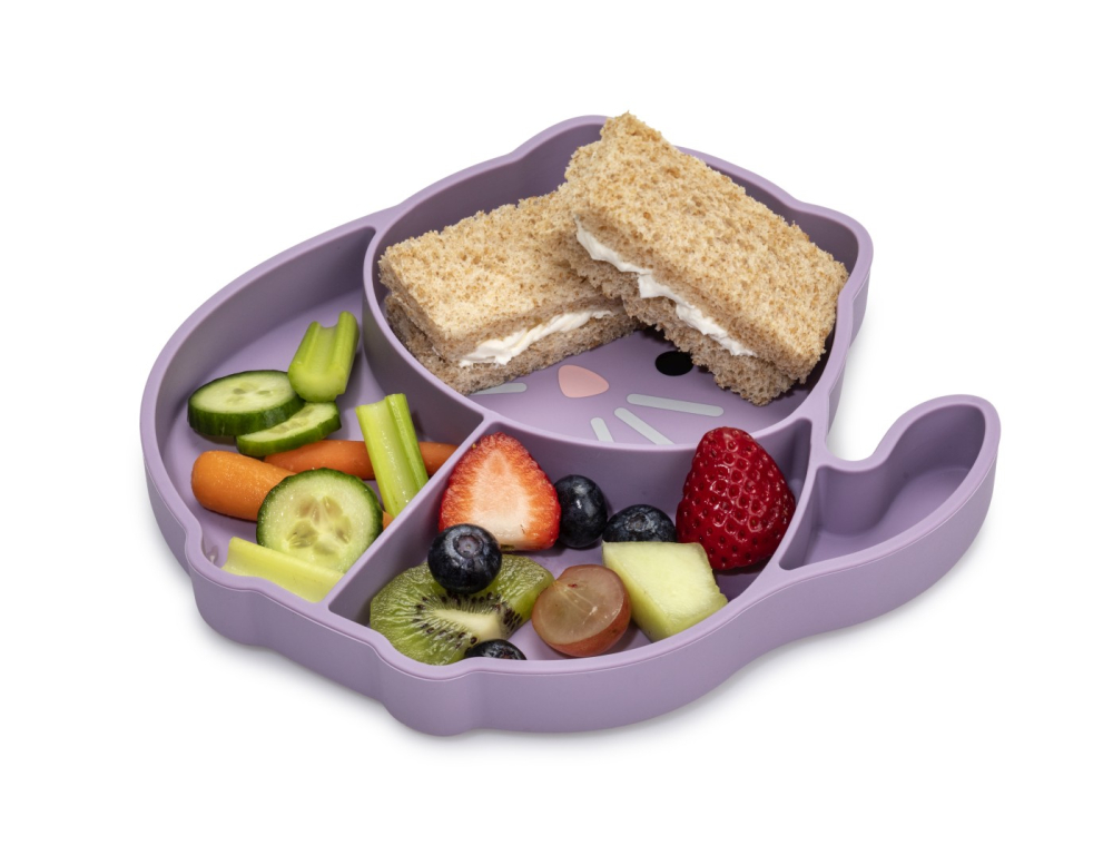 FARFURIE COMPARTIMENTATA DIN SILICON CU VENTUZA, MELII, PISICA [9]