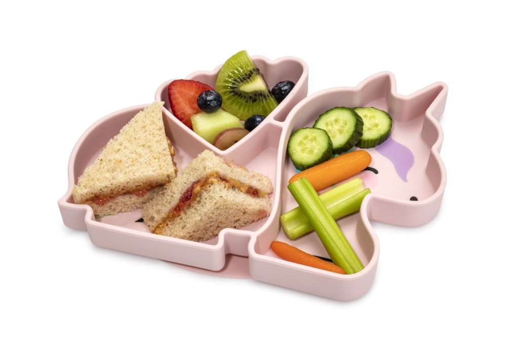 FARFURIE COMPARTIMENTATA DIN SILICON CU VENTUZA, MELII, UNICORN [4]