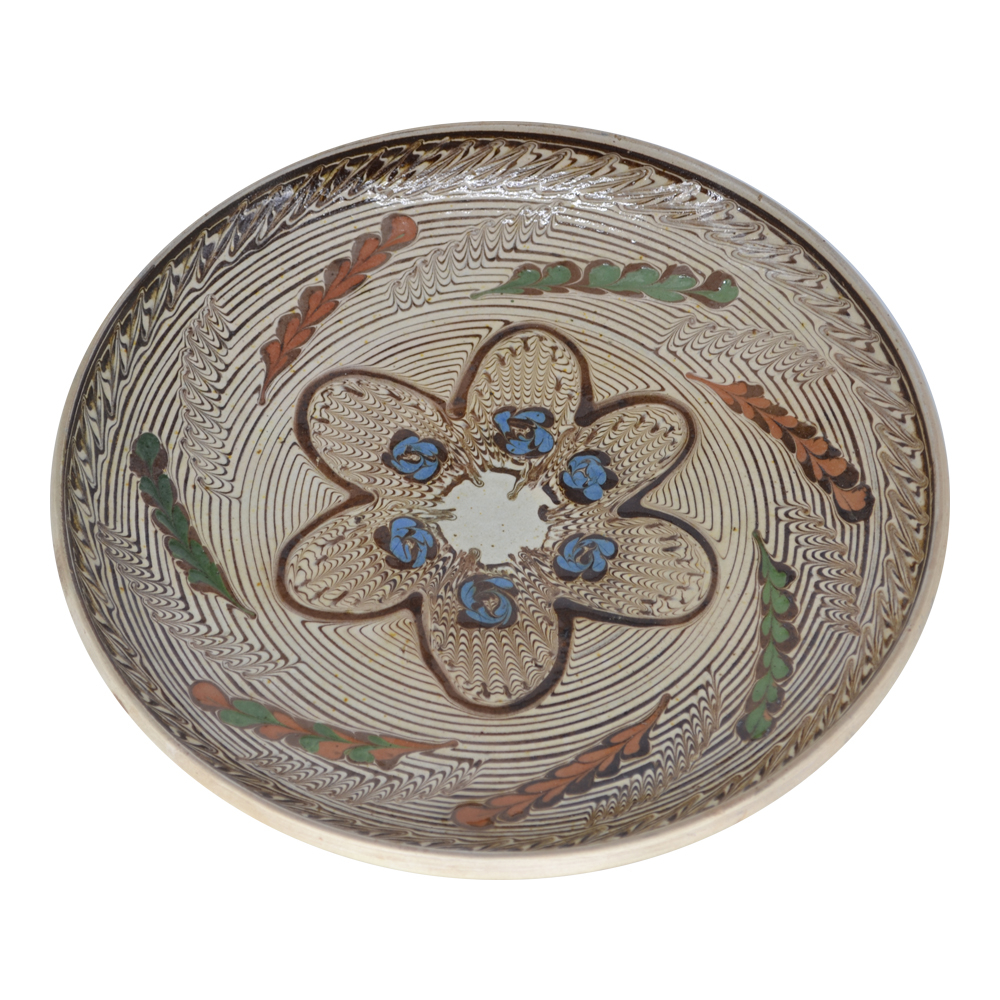 Farfurie din ceramica de Horezu 26 cm diverse modele [7]