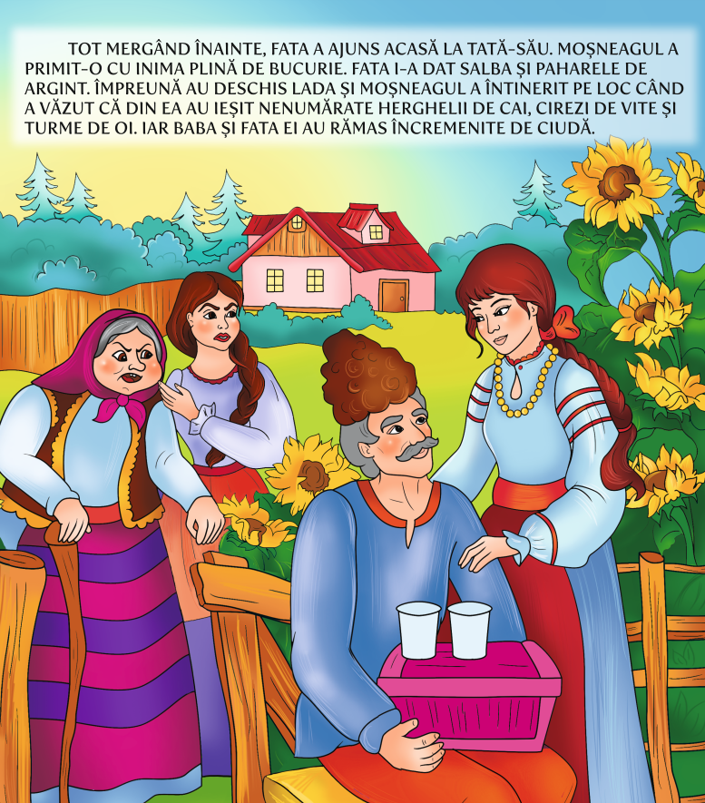 Fata babei si fata mosneagului. Carte cu ilustratii [3]