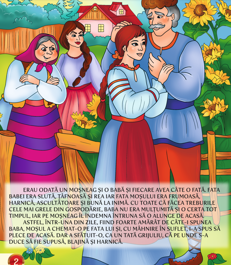 Fata babei si fata mosneagului. Carte cu ilustratii [2]