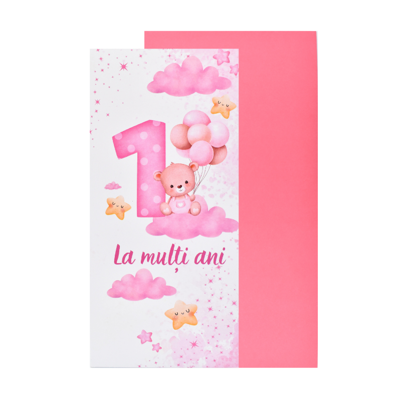 Felicitare cu plic - La Multi Ani 1 An [1]
