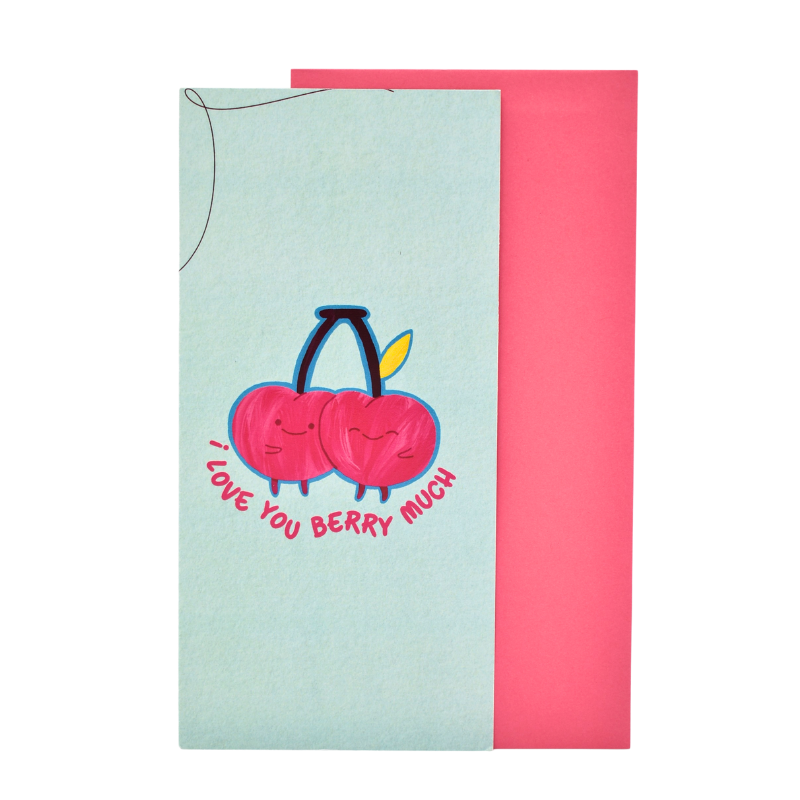 Felicitare cu plic - I love you berry much [1]