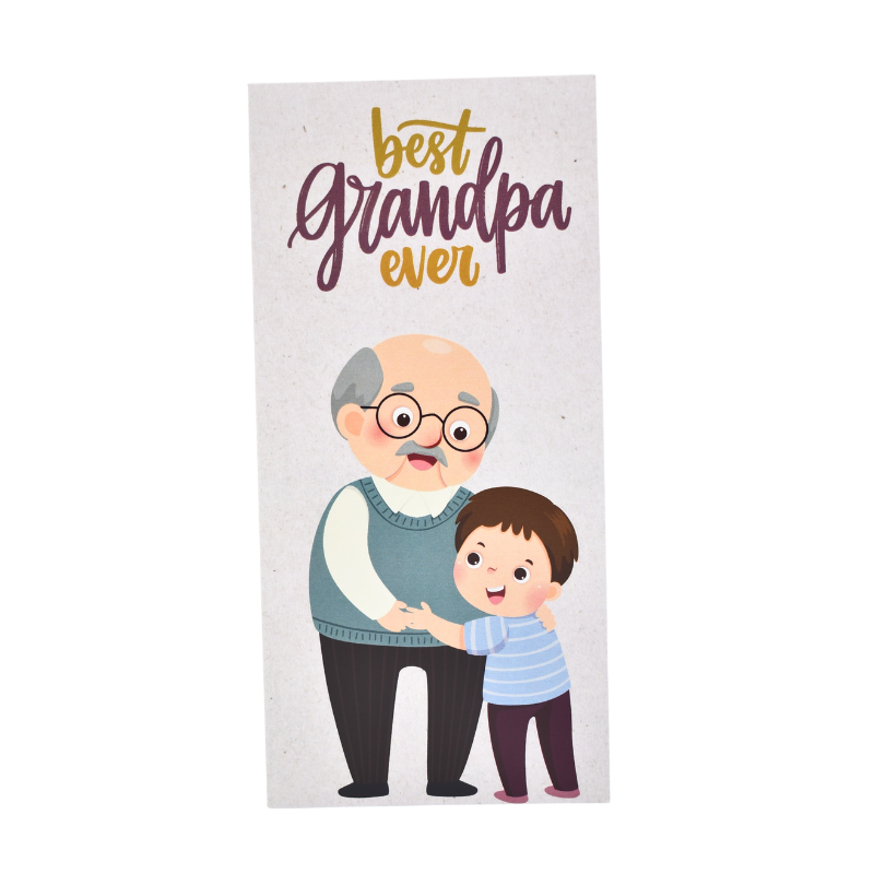 Felicitare cu plic - Best grandpa ever [2]