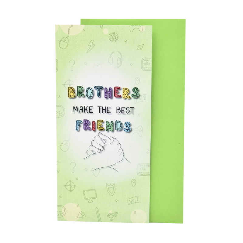 Felicitare cu plic - Brothers make the best friends [1]