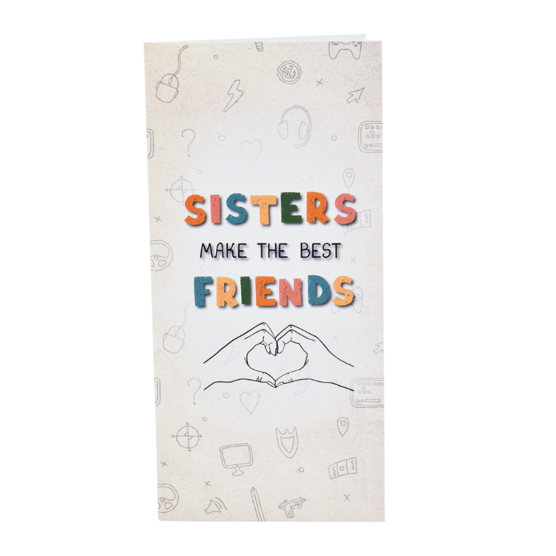 Felicitare cu plic - Sisters make the best friends [2]