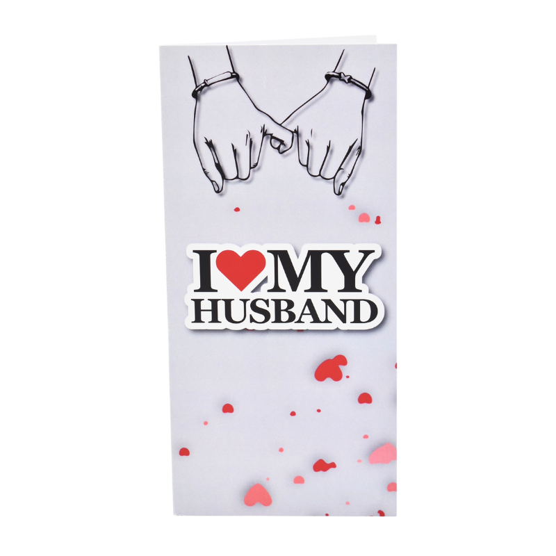 Felicitare cu plic - I love my husband [2]