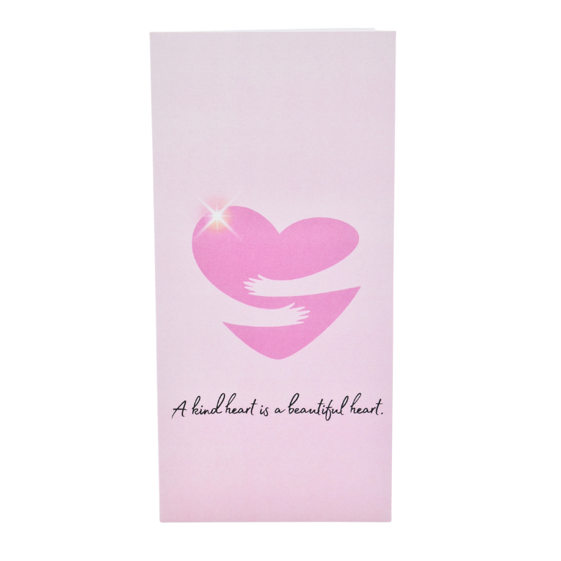 Felicitare cu plic - A kind heart is a beautiful heart [2]