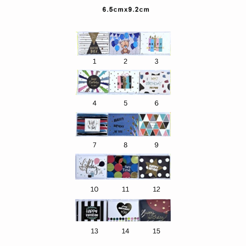 Eticheta tip felicitare pentru cadouri diverse modele [2]