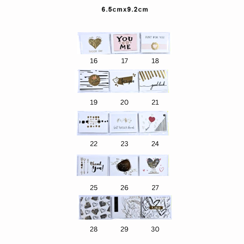 Eticheta tip felicitare pentru cadouri diverse modele [3]