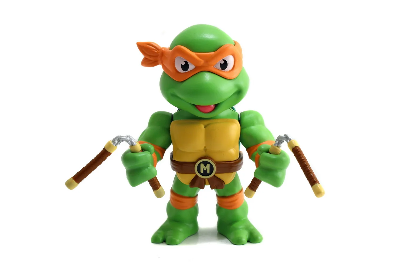 Figurina metalica articulata Testoasele Ninja Michelangelo 10 cm [4]