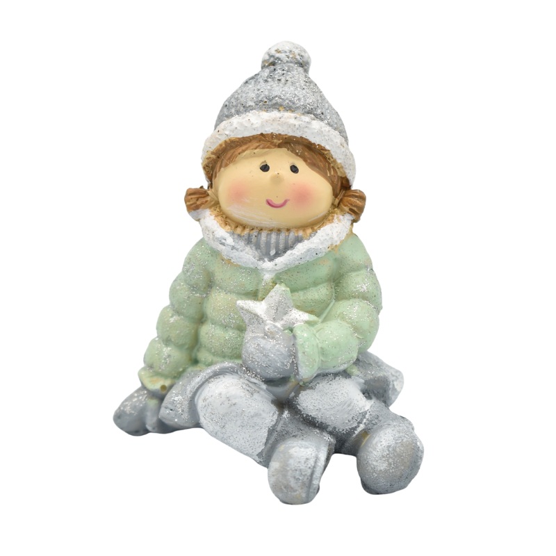 Figurina baiat/fetita din rasina 8 cm [1]