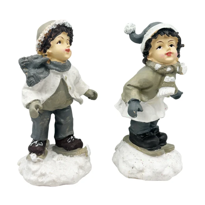 Set 2 figurine de iarna copii Winter Joy 13 cm [2]