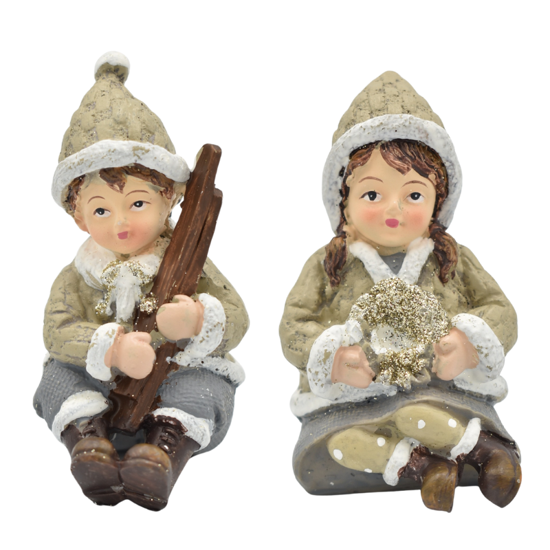 Figurina rasina fata/baiat 9x5.5 cm [1]
