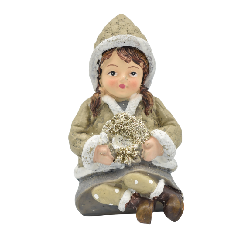 Figurina rasina fata/baiat 9x5.5 cm [2]