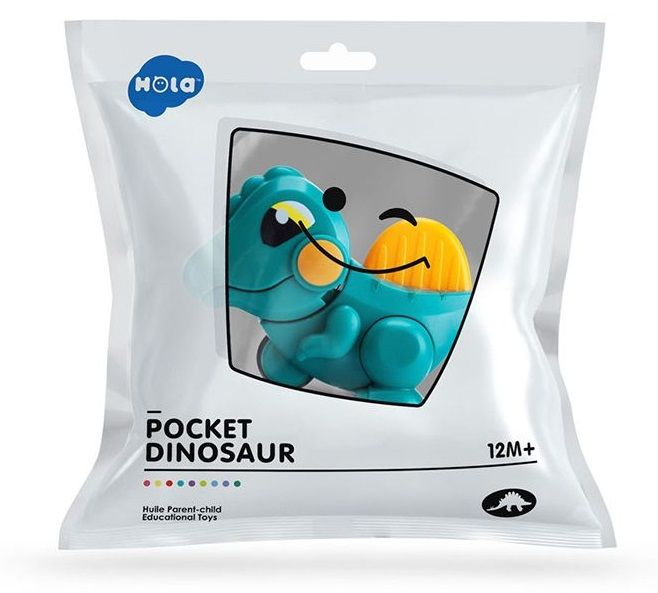 Figurina Hola Toys Dinozaur de buzunar culori diferite [7]
