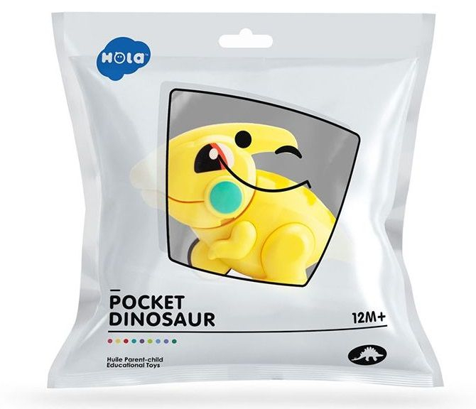Figurina Hola Toys Dinozaur de buzunar culori diferite [6]