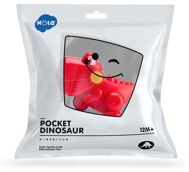 Figurina Hola Toys Dinozaur de buzunar culori diferite [4]