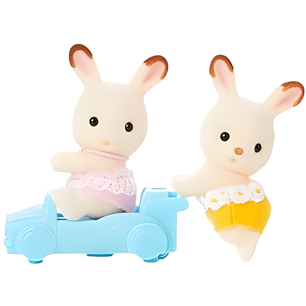 Set 2 figurine Gemenii Iepurasi Sylvanian Families Epoch [2]