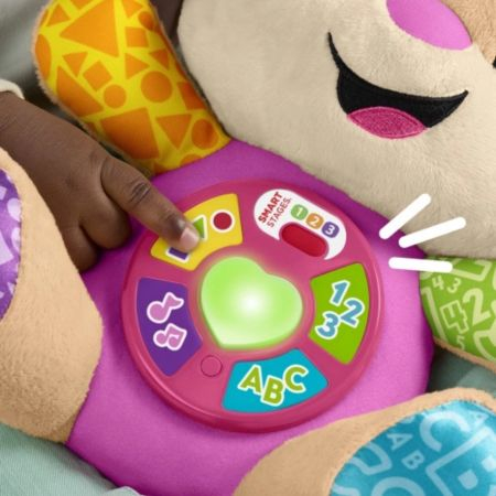 Catelusa interactiva Sis cu urechi roz 6 luni+ Fisher Price [3]