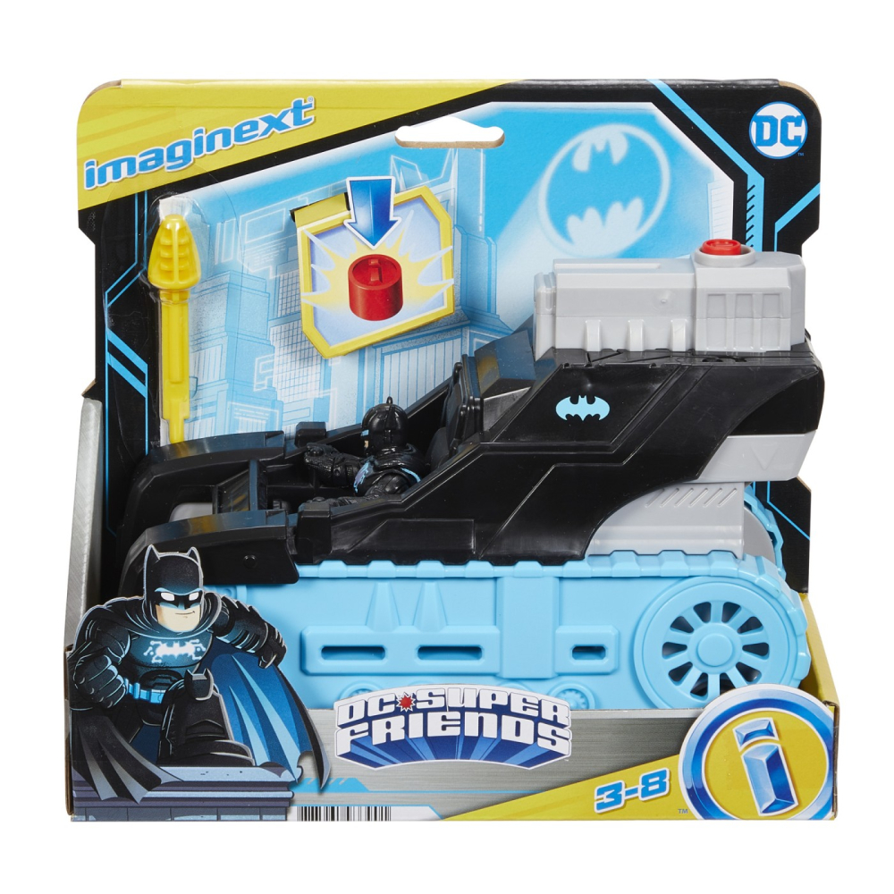 FISHER PRICE IMAGINEXT DC SUPER FRIENDS VEHICUL CU FIGURINA BAT-TECH [1]