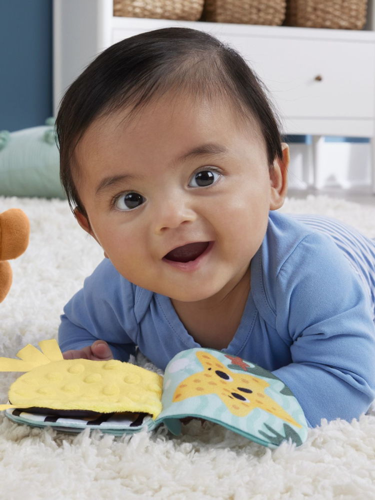 FISHER PRICE JUCARIE SENZORIALA 2 IN 1 TUMMY TIME VIDRA PENTRU BEBELUSI [6]