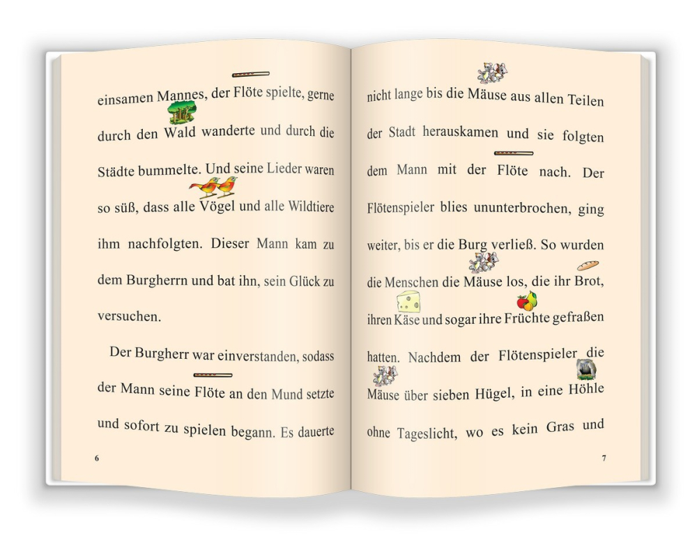 Flautul fermecat. Invat sa citesc in limba germana [2]