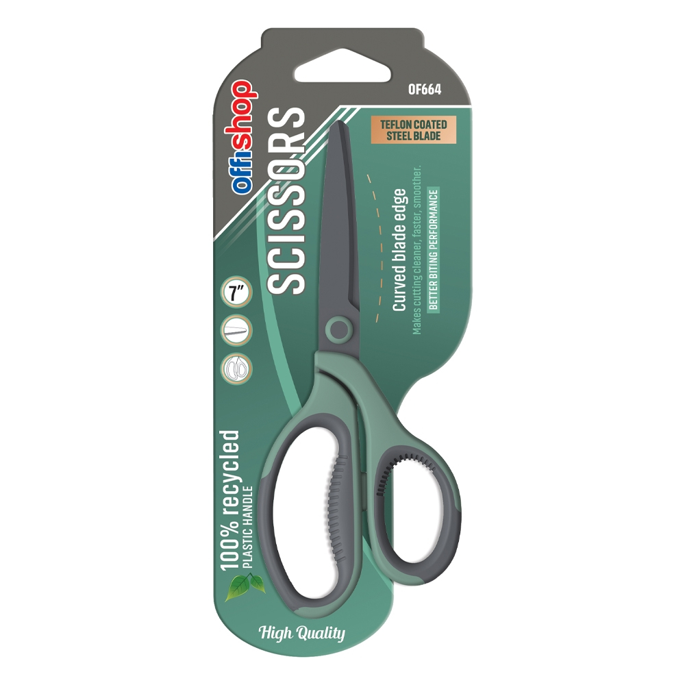 Foarfeca birou maner plastic 18 cm Offishop [2]