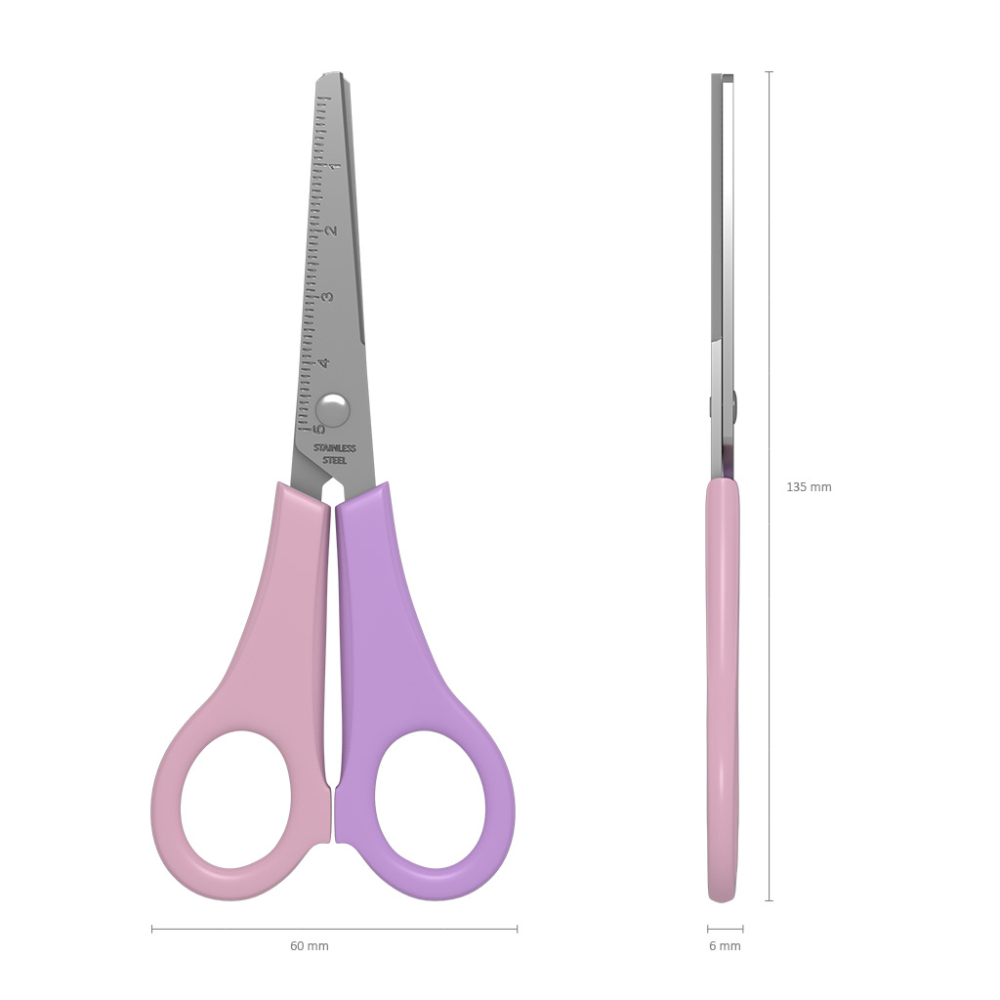 Foarfece pentru stangaci ErichKrause JOY Pastel 13.5 cm culori diferite [4]