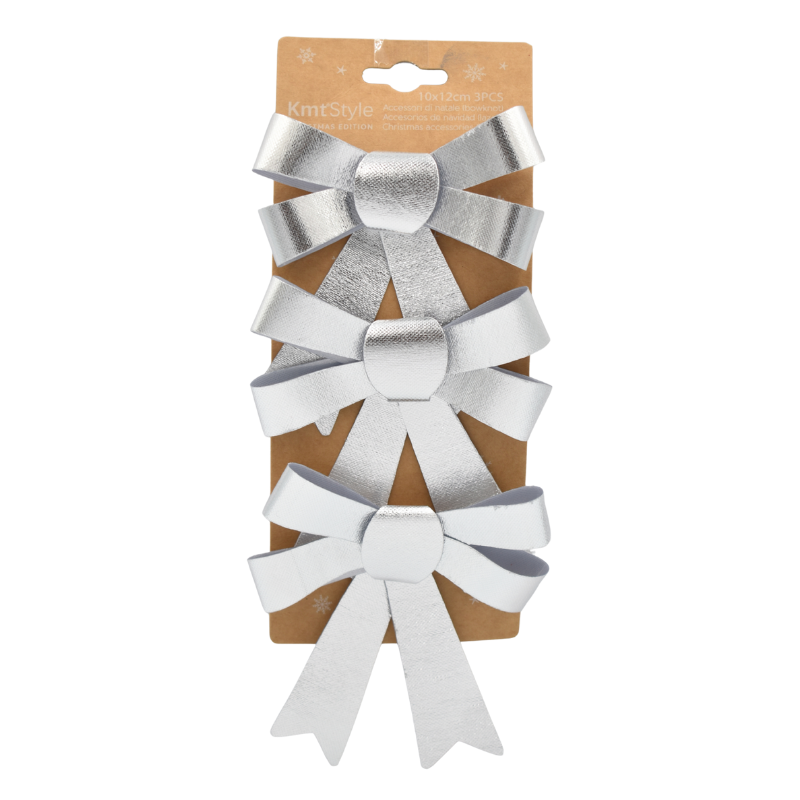 Fundite decorative argintii 10x12 cm 3/set [1]